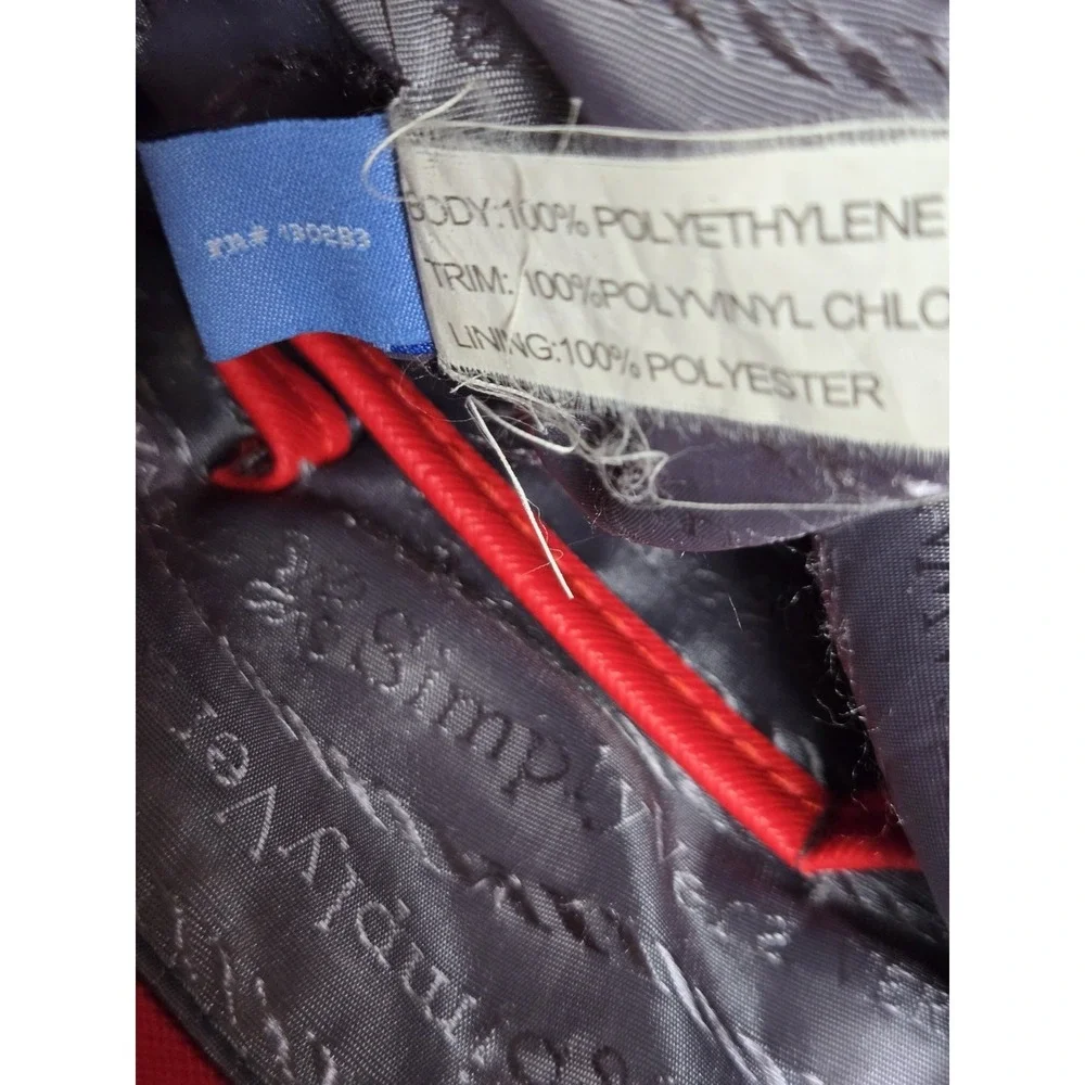 Women's Simply Vera Vera Wang Tote Bag Red Straw‎ Shoulder Bag Purse